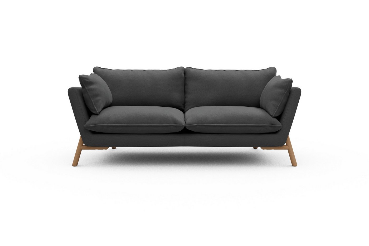 moebelfaktor Sofa Emil PREMIUM 2-Sitzer Beinfarbe Eiche Natur, schräg gestellte Armlehnen, hoher Rücken moebelfaktor Sofa Emil PREMIUM 2-Sitzer Beinfarbe Eiche Natur, schräg gestellte Armlehnen, hoher Rücken von moebelfaktor