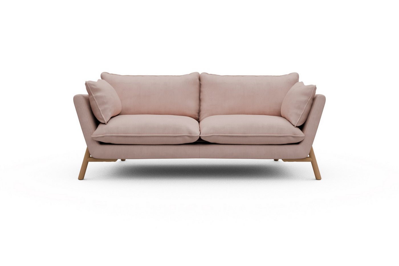 moebelfaktor Sofa Emil PREMIUM 2-Sitzer Beinfarbe Eiche Natur, schräg gestellte Armlehnen, hoher Rücken moebelfaktor Sofa Emil PREMIUM 2-Sitzer Beinfarbe Eiche Natur, schräg gestellte Armlehnen, hoher Rücken von moebelfaktor