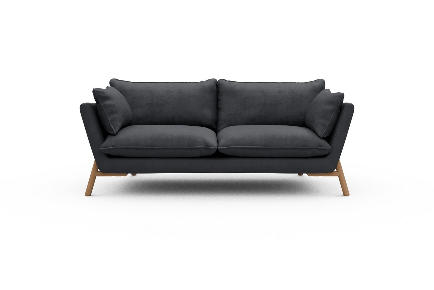 moebelfaktor Sofa Emil PREMIUM 2-Sitzer Beinfarbe Eiche Natur, schräg gestellte Armlehnen, hoher Rücken moebelfaktor Sofa Emil PREMIUM 2-Sitzer Beinfarbe Eiche Natur, schräg gestellte Armlehnen, hoher Rücken von moebelfaktor