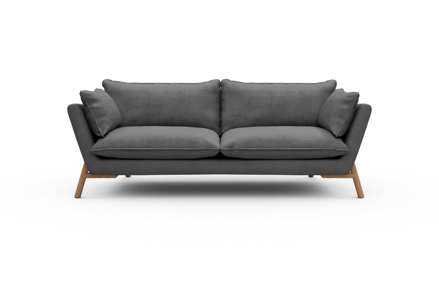 moebelfaktor Sofa Emil PREMIUM 3-Sitzer Beinfarbe Eiche Natur, schräg gestellte Armlehnen, hoher Rücken moebelfaktor Sofa Emil PREMIUM 3-Sitzer Beinfarbe Eiche Natur, schräg gestellte Armlehnen, hoher Rücken von moebelfaktor