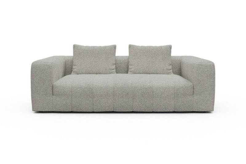 moebelfaktor Sofa Hugo 3-Sitzer, Modular, ohne sichtbare Füße, durchgehende Steppung von moebelfaktor
