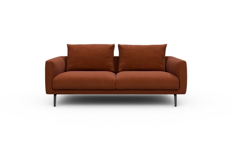 moebelfaktor Sofa Karl 2-5-Sitzer, Schlanker Rahmen, geneigte Armlehne, italienischer Look von moebelfaktor