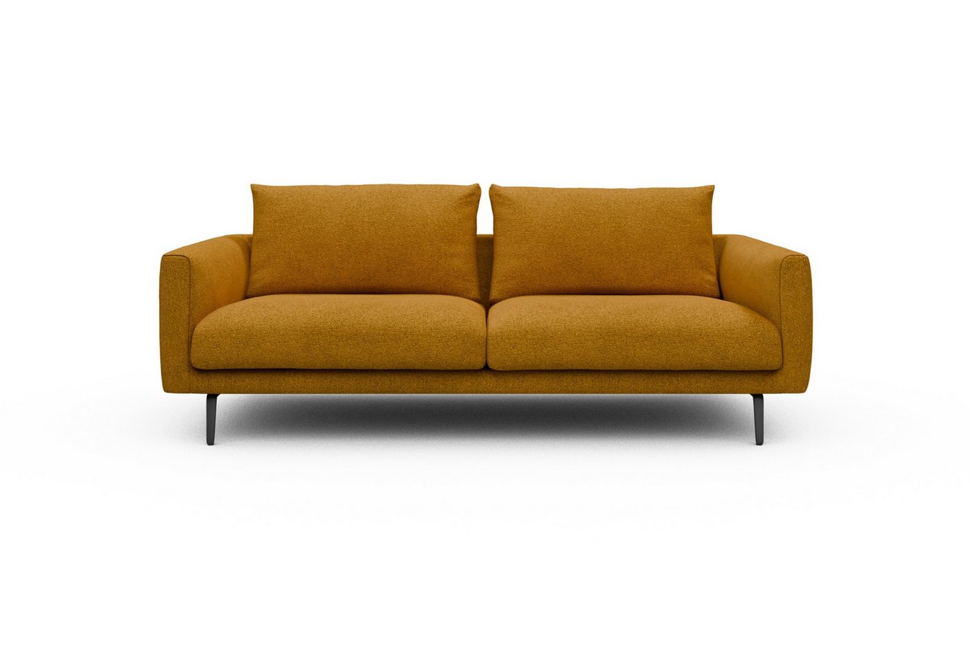 moebelfaktor Sofa Karl 3-Sitzer, Schlanker Rahmen, geneigte Armlehne, italienischer Look von moebelfaktor