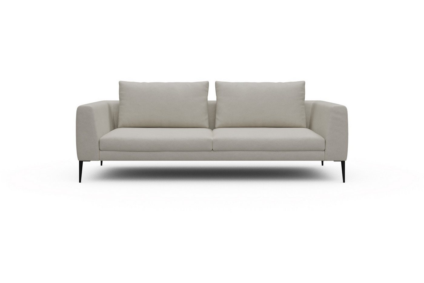 moebelfaktor Sofa Paul 3-Sitzer, Skandinavisches Design, niedrige Bauhöhe, für Saugroboter geeignet von moebelfaktor