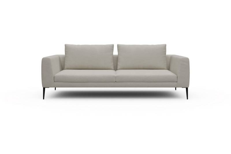 moebelfaktor Sofa Paul 3-Sitzer, Skandinavisches Design, niedrige Bauhöhe, für Saugroboter geeignet von moebelfaktor