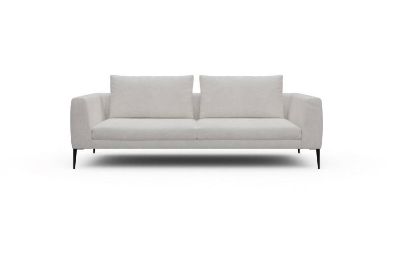 moebelfaktor Sofa Paul 3-Sitzer, Skandinavisches Design, niedrige Bauhöhe, für Saugroboter geeignet von moebelfaktor