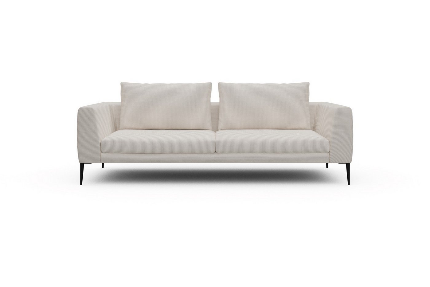 moebelfaktor Sofa Paul 3-Sitzer, Skandinavisches Design, niedrige Bauhöhe, für Saugroboter geeignet von moebelfaktor