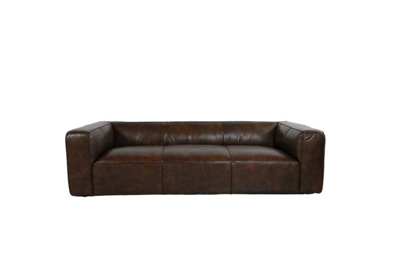 moebelfaktor Sofa Quail 3-Sitzer Design Loungesofa Echtleder in Java Black von moebelfaktor