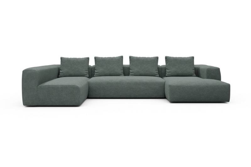 moebelfaktor Wohnlandschaft Fred Chaiselongue rechts mit 2-Sitzer und lange Armlehne links, Modular, tief, komfortabel, breite Armlehnen von moebelfaktor