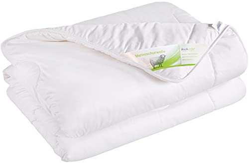 franknatur Bettdecke Leichte Ganzjahres-Decke - Merino-Wolle 155x220 Melina franknatur Bettdecke Leichte Ganzjahres-Decke - Merino-Wolle 155x220 Melina von franknatur