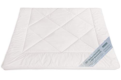 franknatur Bettdecken KBT Merino Schafschurwolle Winter Decke Bio KBA Baumwolle waschbar Natalia, Größe:135 x 200 franknatur Bettdecken KBT Merino Schafschurwolle Winter Decke Bio KBA Baumwolle waschbar Natalia, Größe:135 x 200 von franknatur