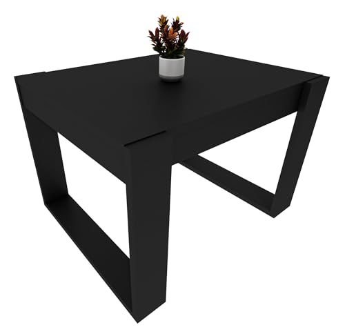 möbelkap Couchtisch | Moderner Wohnzimmertisch im Retro Loft Design | Stabiler & Kratzfester Sofatisch mit Pflegeleichter Oberfläche | Vielseitig für Wohnzimmer, Büro & Loft | Schwarz/Schwarz möbelkap Couchtisch | Moderner Wohnzimmertisch im Retro Loft Design | Stabiler & Kratzfester Sofatisch mit Pflegeleichter Oberfläche | Vielseitig für Wohnzimmer, Büro & Loft | Schwarz/Schwarz von möbelkap