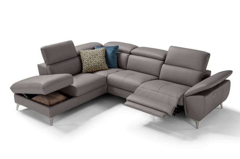 moebeloutlet.de Ecksofa Zürich Ledersofa, mit Relaxfunktion von moebeloutlet.de