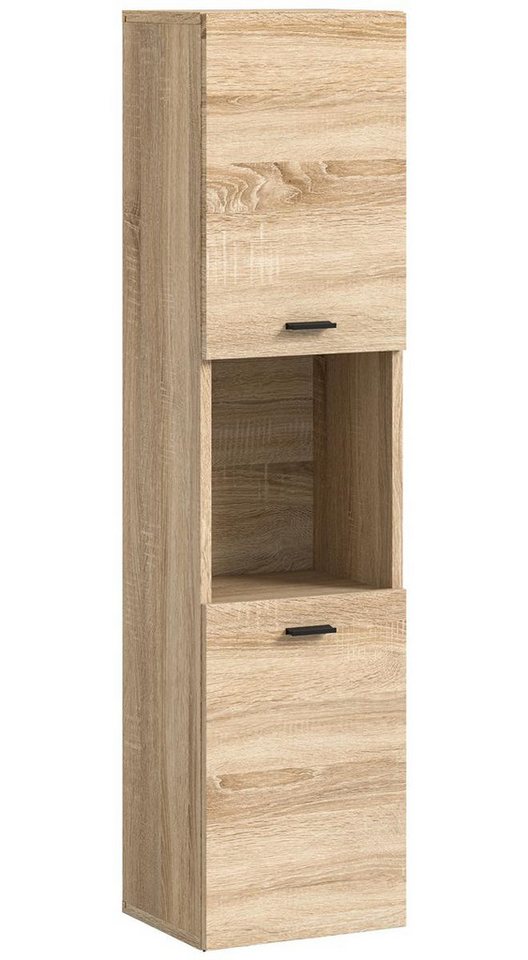 möbelvita Badkommode Harbor Badschrank B/H/T 30x125x29 in Eiche Sonoma, bodenstehend und hängend montierbar möbelvita Badkommode Harbor Badschrank B/H/T 30x125x29 in Eiche Sonoma, bodenstehend und hängend montierbar von möbelvita