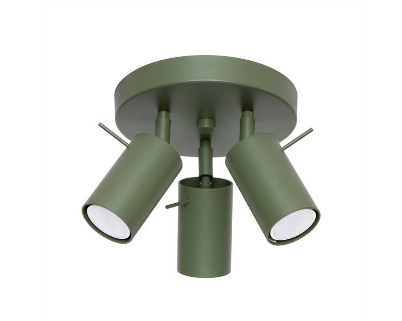 möbelvita Deckenleuchte Deckenleuchte LIRA 3P olivgrün, beweglicher Lampenschirm, NEIN von möbelvita