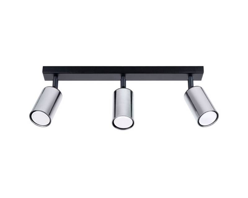 möbelvita Deckenleuchte Deckenleuchte LUNY 3 schwarz/chrom, einstellbarer Lichtstrahl, NEIN möbelvita Deckenleuchte Deckenleuchte LUNY 3 schwarz/chrom, einstellbarer Lichtstrahl, NEIN von möbelvita