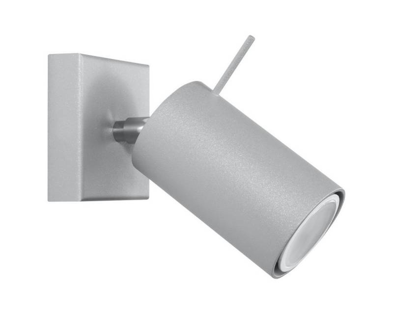 möbelvita Deckenleuchte Wandleuchte LIRA 1 grau, beweglicher Lampenschirm, NEIN von möbelvita