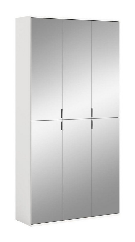 möbelvita Garderoben-Set Vision X Garderobenkombination B/H/T 91x193x34 in weiß, (1x Spiegelschrank schmal, 1x Spiegelschrank breit) von möbelvita
