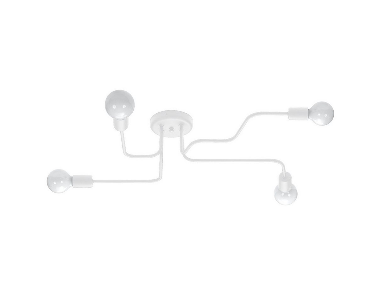 möbelvita Kronleuchter Kronleuchter KIRA 4 weiß, Streulicht, NEIN möbelvita Kronleuchter Kronleuchter KIRA 4 weiß, Streulicht, NEIN von möbelvita