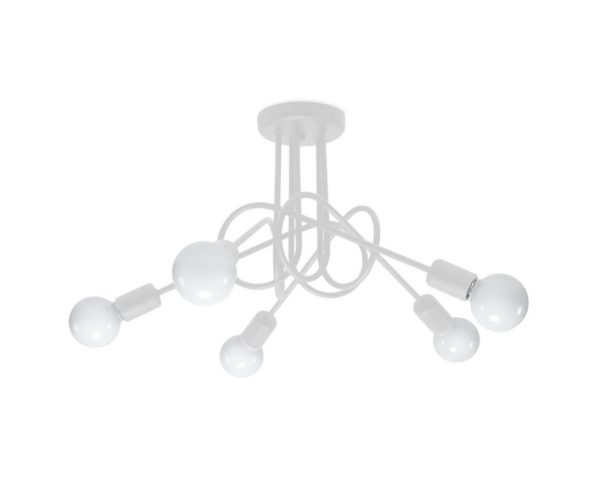 möbelvita Kronleuchter Kronleuchter LINB 5 weiß, Streulicht, NEIN möbelvita Kronleuchter Kronleuchter LINB 5 weiß, Streulicht, NEIN von möbelvita