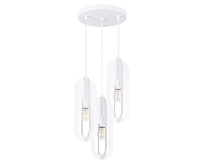 möbelvita Pendelleuchte Pendelleuchte NARA 3P Weiß, diffuses Licht, NEIN möbelvita Pendelleuchte Pendelleuchte NARA 3P Weiß, diffuses Licht, NEIN von möbelvita