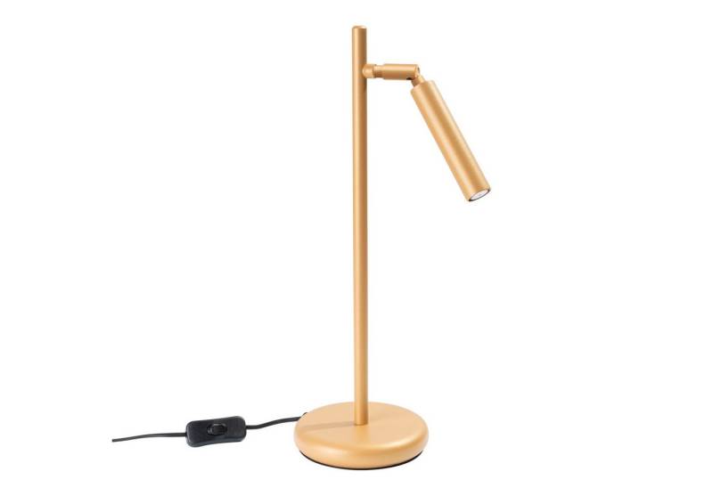 möbelvita Tischleuchte Tischlampe KILZ Gold, beweglicher Lampenschirm, NEIN von möbelvita
