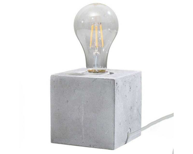 möbelvita Tischleuchte Tischleuchte NIVA Beton, Streulicht, NEIN von möbelvita