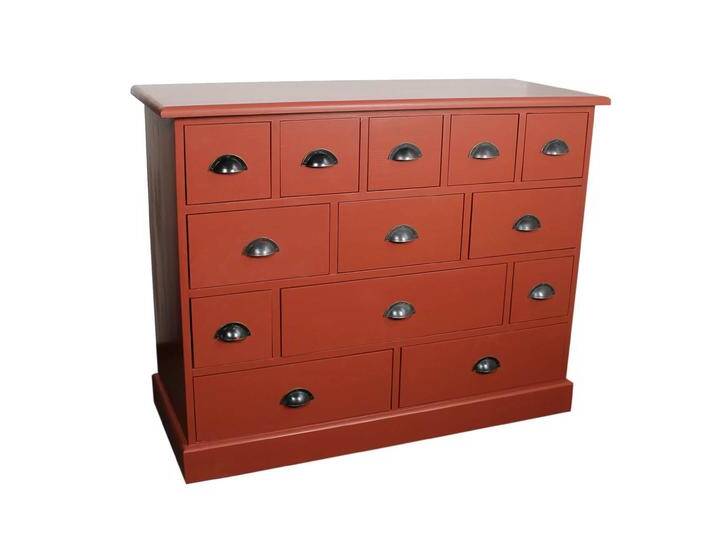 Apotheker Kommode Landhausstil bordeaux rot Apotheker Kommode Landhausstil bordeaux rot von moebro