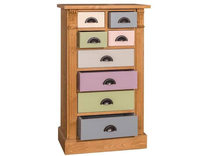 Bunte Schubladenkommode Landhausstil Bunte Schubladenkommode Landhausstil von moebro