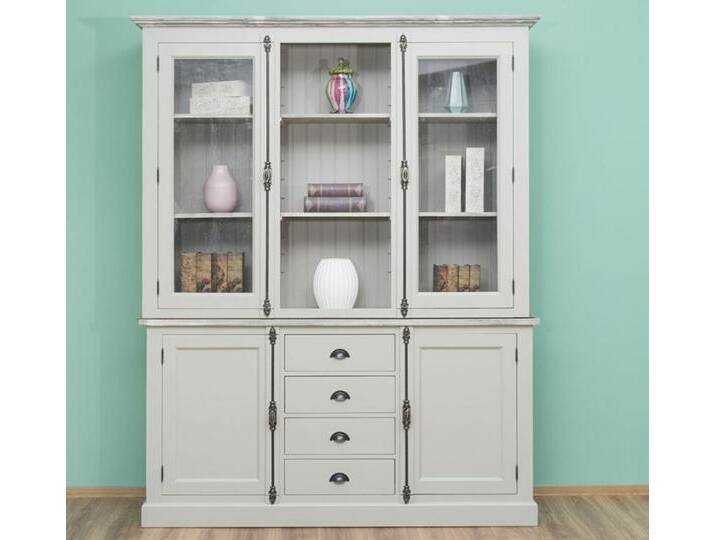 Landhaus Buffetschrank Grau Massivholz Landhaus Buffetschrank Grau Massivholz von moebro