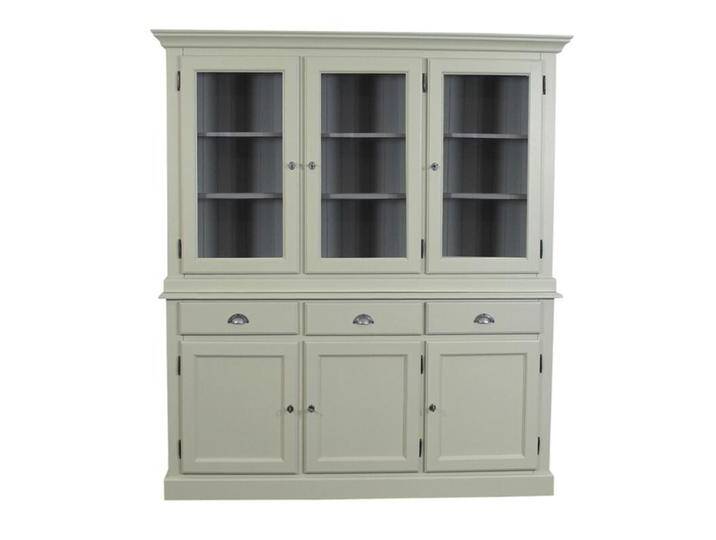 Landhaus Buffetschrank Steingrau massiv von moebro