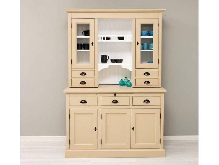 Landhaus-Buffetschrank beige und weiß Landhaus-Buffetschrank beige und weiß von moebro