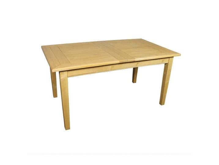 Landhaus Esstisch ausziehbar (160/220 cm), hellbraun gewachst von moebro