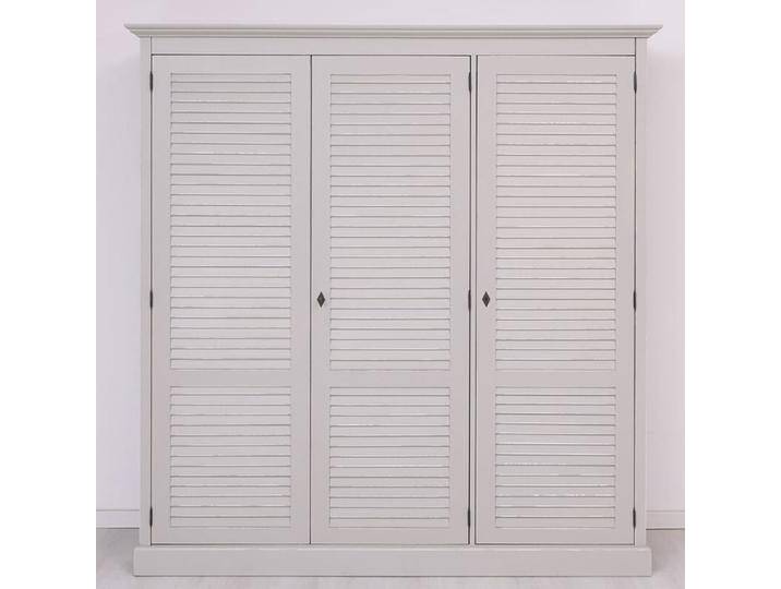 Landhaus Kleiderschrank grau shabby chic von moebro