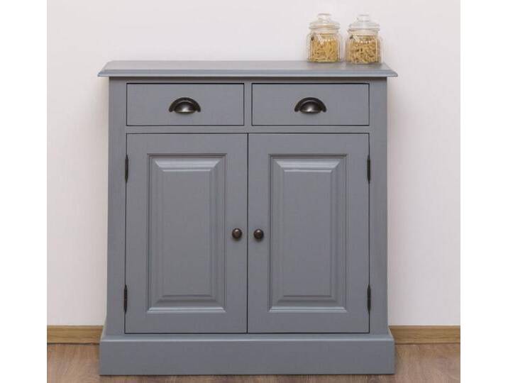 Massive Landhaus Kommode fehgrau von moebro