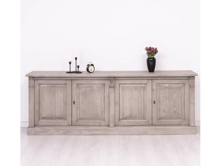 Massives Vintage Sideboard in graubraun von moebro