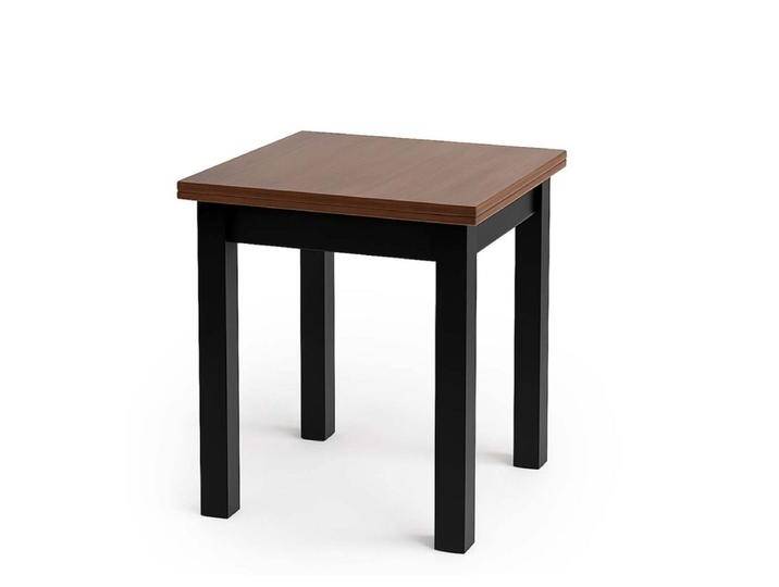 Minimalistischer Esstisch 80x80cm braun-schwarz Minimalistischer Esstisch 80x80cm braun-schwarz von moebro