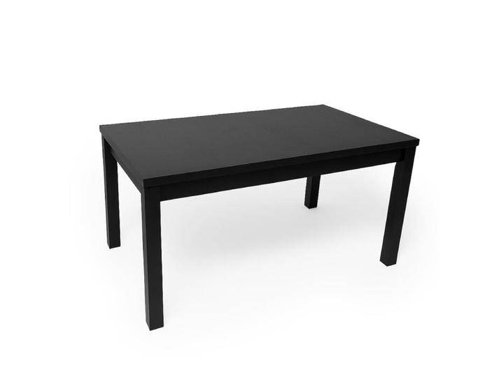 Rechteckiger Esstisch 80x120cm schwarz von moebro