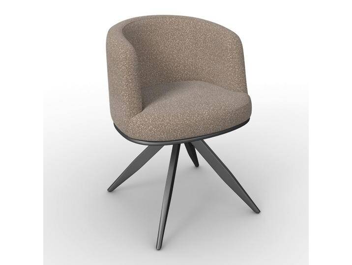 Armlehnstuhl Nela Braun Bouclé Drehbar Gepolstert Armlehnstuhl Nela Braun Bouclé Drehbar Gepolstert von mömax