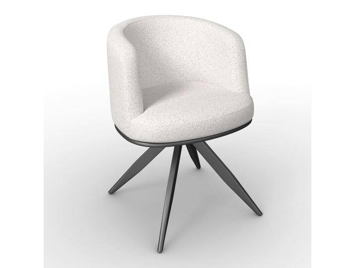 Armlehnstuhl Nela Steingrau Bouclé Drehbar Gepolstert Armlehnstuhl Nela Steingrau Bouclé Drehbar Gepolstert von mömax