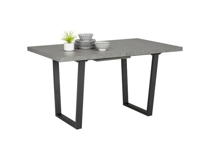 Ausziehtisch Nils Dunkelgrau ca. 140-180x85x76cm von mömax