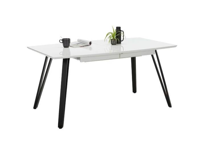 Ausziehtisch in Schwarz/Weiß von mömax