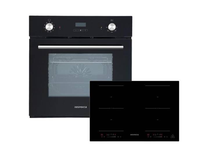 Backofenset ASET6008800l ca. 59,5/59/55 cm Schwarz von mömax
