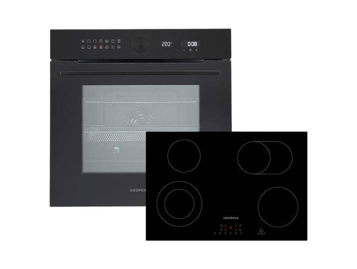 Backofenset Adrian autark 3.250 Watt Schwarz von mömax