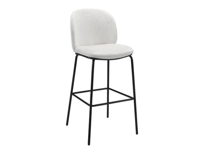 Barhocker Malea Beige Chenille Gepolstert von mömax