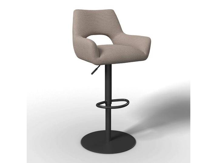Barhocker Tami Creme Struktur Gepolstert von mömax