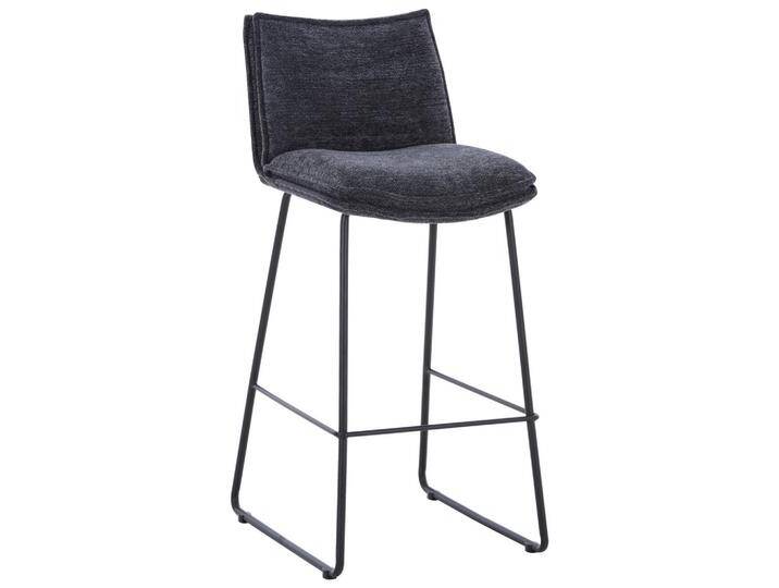 Barhocker in Schwarz/Dunkelgrau von mömax