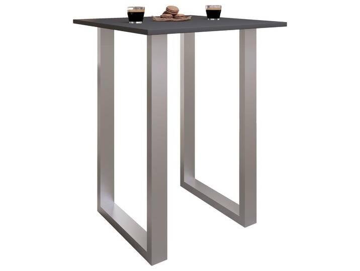 Bartisch Xona ca. 80x102x50 cm Anthr./Silber von mömax