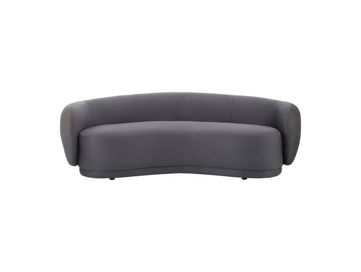 Bigsofa Damaris Grau Samt von mömax