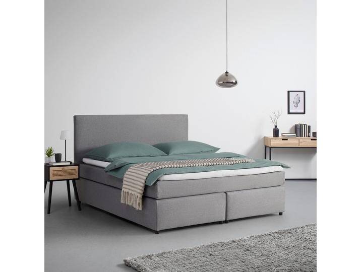 Boxbett Florinda ca. 180x200 cm Grau mit Topper von mömax